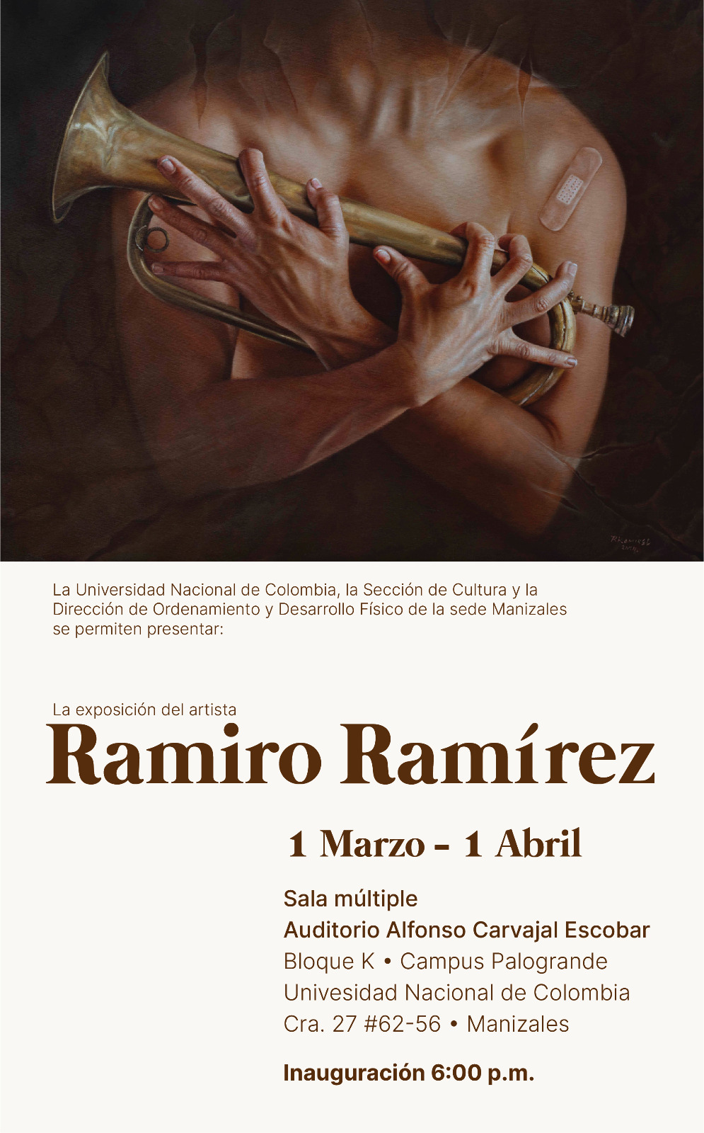 Hon Ramiro Ramirez El pintor Ramiro Ramírez expone sus obras en la Universidad Nacional ...